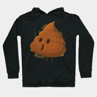 poooo!!!  - kawaii poop Hoodie